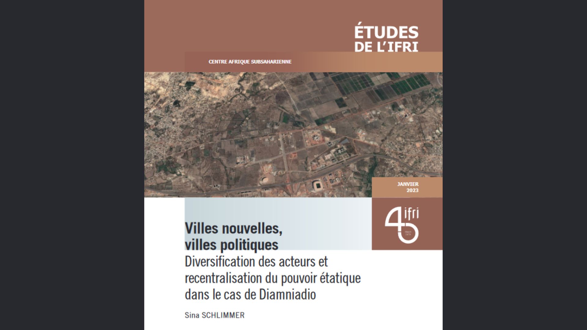 Villes nouvelles, villes politiques  le cas de Diamniadio  Urbanisme